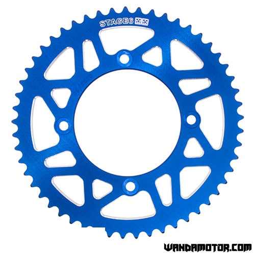 Rear sprocket Stage6 Beta RR 53h blue